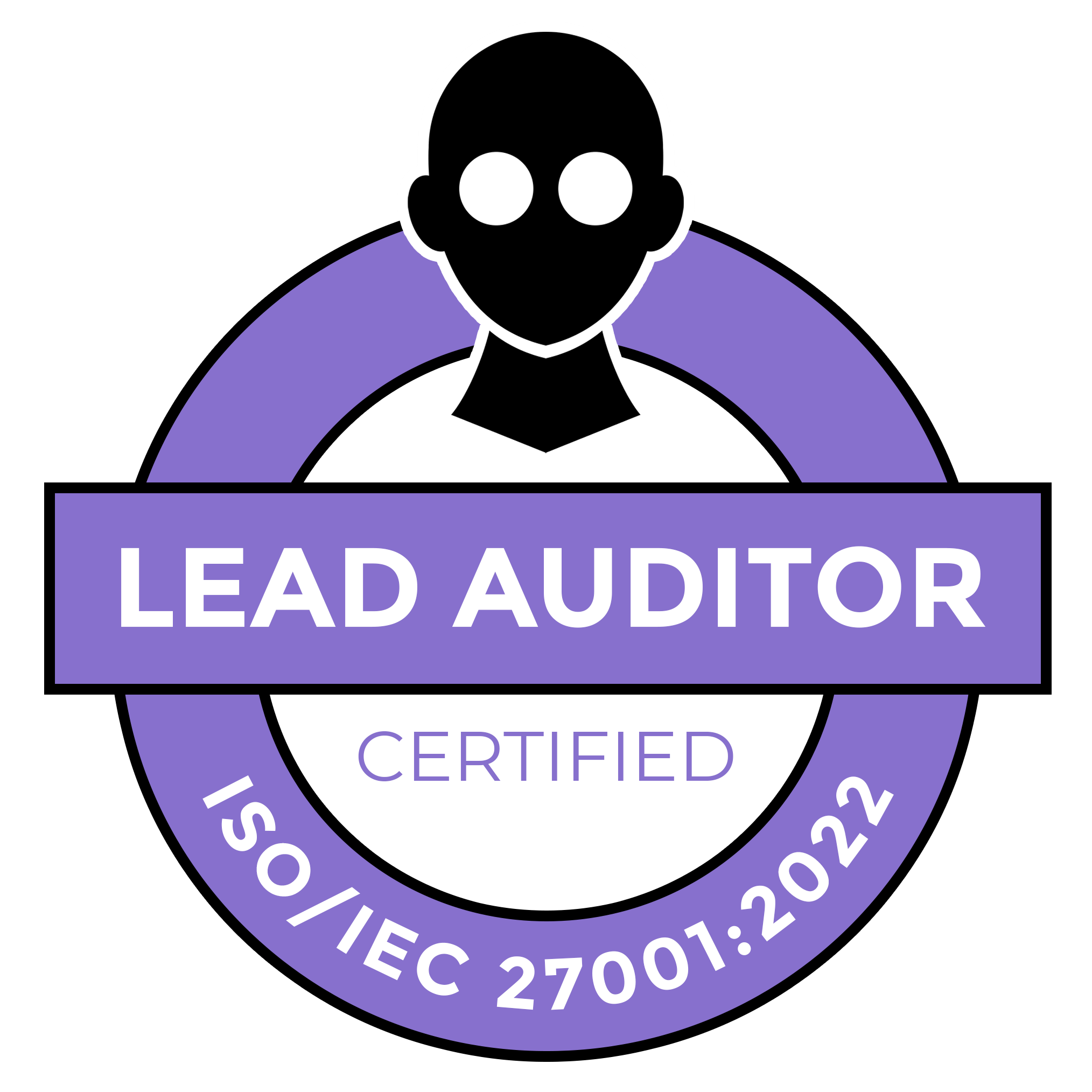 Official ISO/IEC 27001:2022 Lead Auditor badge