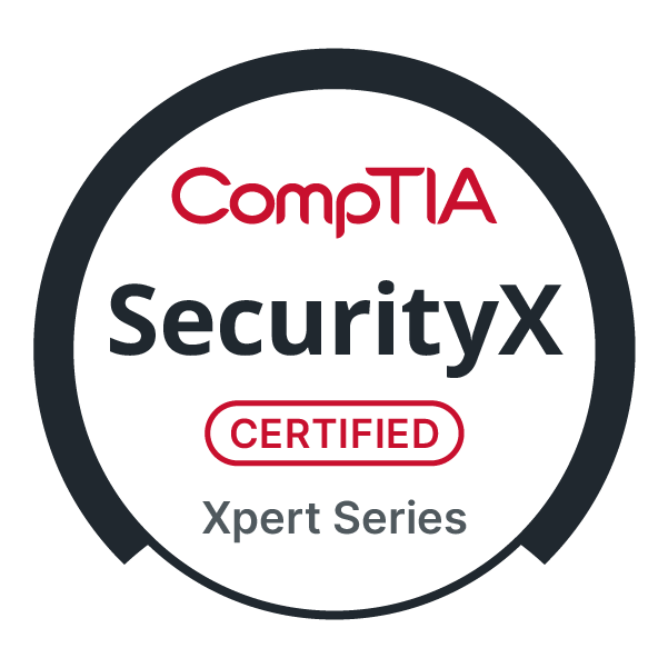 Official CompTIA SecurityX ce Certification badge