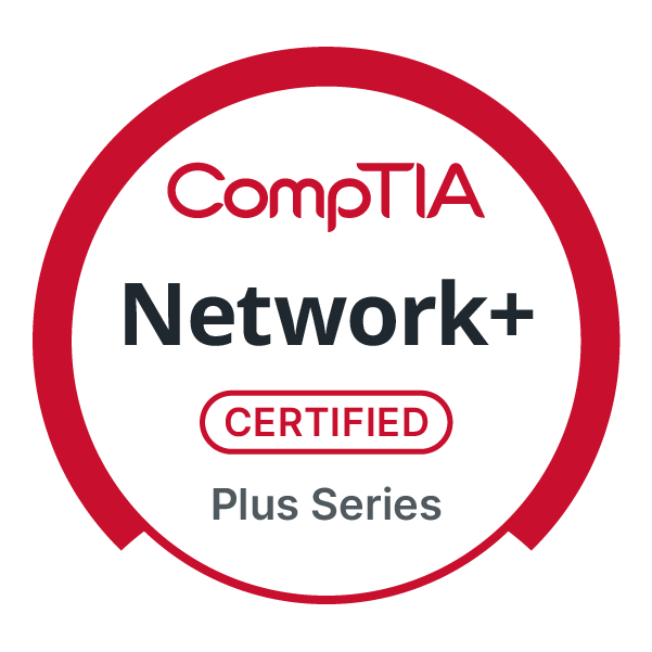 Official CompTIA Network+ ce Certification badge