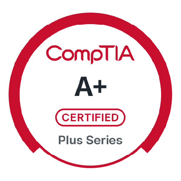 Official CompTIA A+ ce Certification badge
