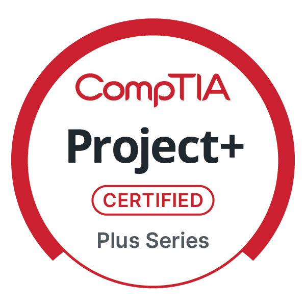 Official CompTIA Project+ ce Certification badge